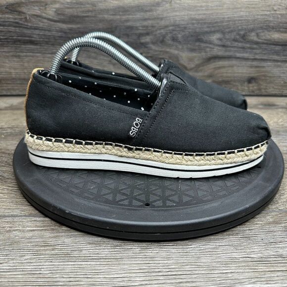 BOBS from Skechers Shoes - Skechers BOBS Breeze Womens  Size: US 6 Canvas Shoes Black 32719/BLK